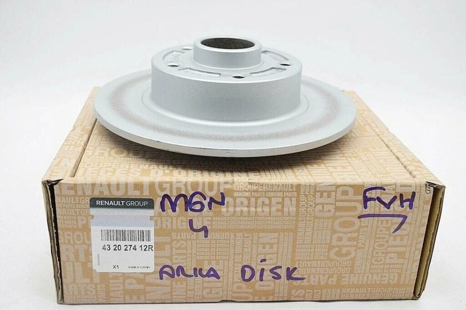 ARKA FREN DİSKİ RENAULT MEGANE IV 15  (DIŞ CAP: 260 MM K:86 MM 5 DELİK)